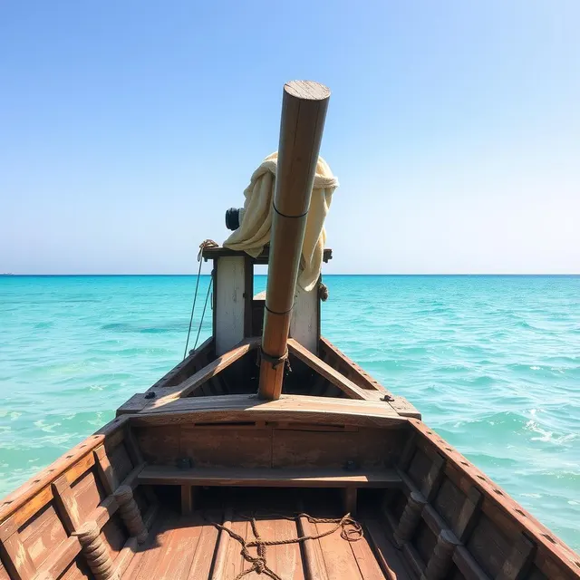 من سطح القارب